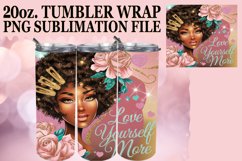 Whimsical Delight 20oz tumbler wrap, Love Girl Product Image 1