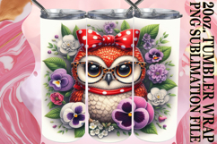 Cozy vibes 20oz tumbler wrap, Cute Animals Product Image 1