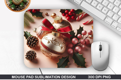 Mouse Pad Sublimation, Christmas Mouse Pad PNG Product Image 1
