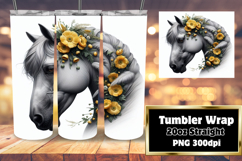 Custom 20oz Sublimation File , Horse Product Image 1