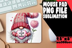 cheerful mouse pad Inspirational PNG, Gnomes Product Image 1
