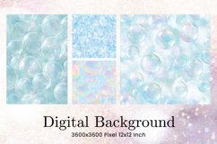 Water Bubbles Background Rainbow Water Drop Wallpaper Product Image 1