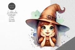 Halloween clipart, Witch clipart, Autumn clipart Product Image 1