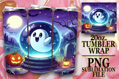 Timeless journeys 20oz tumbler wrap, Ghost Product Image 1