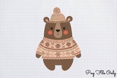 Scandinavian Folk Art Winter Clipart PNG Product Image 1