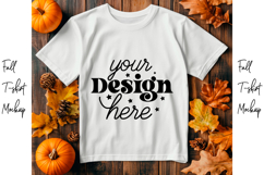 Fall t-shirt mockup, Fall mockup Product Image 1