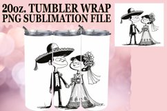 15x Bride Marriage Tumbler 20oz Sublimation Bundle, Wedding Product Image 10