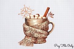 Rustic Christmas Sublimation Clipart PNG Product Image 1