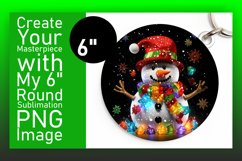 Winter Wonders Circular Sublimation: A Complete Product Image 1