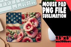 Sweet Mouse Pad Ideas for Gifts, USA Flag Product Image 1