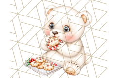 Christmas Baking Critters PNG Clipart, Cute Animals Holiday Product Image 3
