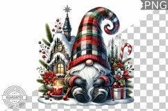 Christmas Gnome Sublimation - Clipart PNG Design Product Image 1
