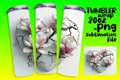 Romantic Blooms on Tumbler Product Image 1