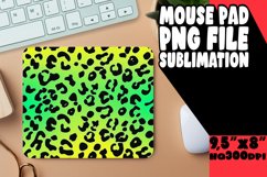 Fashionable Leopard Glitter Mouse Pad Design Patterns PNG Product Image 1