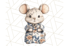 Blue Floral Stuffed Animal Clipart PNG, Cute Stuffed Animals Product Image 3