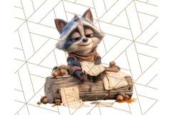 Forest Mail Delivery Clipart PNG, Animal Post Office PNG Product Image 3