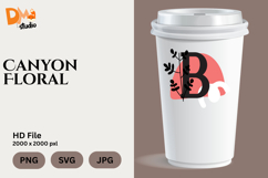 Canyon Floral Monogram Product Image 1