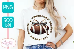 Touchdown season sublimation PNG | American Football shirt Product Image 3