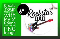 Artful Circle Design for Keychains , Father&#039;s Day Product Image 1