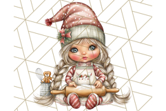 Scandinavian Christmas Gnomes Clipart PNG, Cute Gnome Png Product Image 3