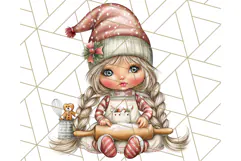 Scandinavian Christmas Gnomes Clipart PNG, Cute Gnome Png Product Image 3