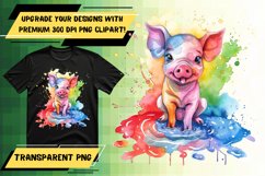Sweet Watercolor Critter Sublimation Artwork - Sub PNG Product Image 1