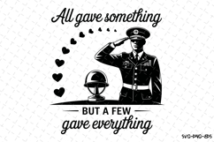 A few gave everything Svg | 4th of july Svg | Svg Cut Files Product Image 1