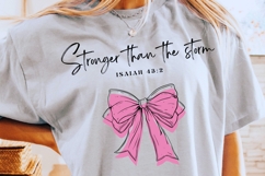 Stronger Than the Storm PNG Bundle | Coquette Christian DIY Product Image 9