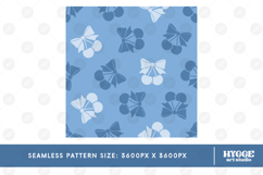 America 4th July Coquette Cherry Bow Seamless Pattern Bundle Product Image 9