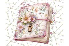 Bookish Fairy PNG Clipart, Whimsical Reading Elements Png Product Image 3