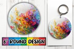 Radiant Floral Circle Sublimation Gallery Product Image 1