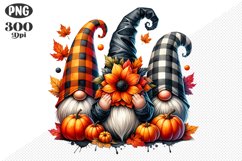 Halloween Gnomes Sublimation - Clipart PNG Design Product Image 1