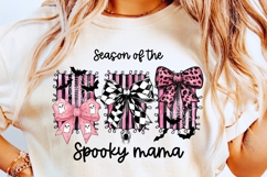 Preppy Coquette Halloween Bows PNG | Spooky Mama Sublimation Product Image 5