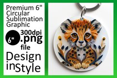 Playful ty Portraits: 3D Sublimation Showcase Product Image 1