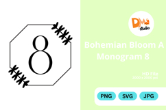 Bohemian Bloom Monogram Product Image 1