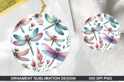 Pattern Stained Glass Ornament PNG ,Digital Download File Product Image 1