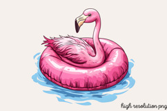 Pink Summer Sublimation Clipart PNG Product Image 1