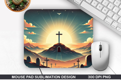 Mouse Pad Sublimation, Easter Mouse Pad PNG Design Product Image 1