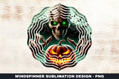 Halloween Wind Spinner Sublimation Design Product Image 1