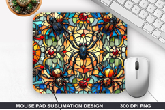 Spiders Mouse Pad Sublimation,Halloween Mouse Pad PNG Design Product Image 1
