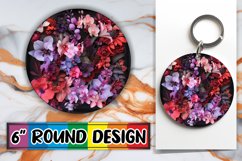 Charming Floral Keychain Art Product Image 1