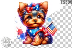 4th of July Dog Sublimation - Clipart PNG Design Product Image 1