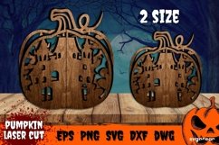 Halloween Pumpkin Laser Cut | Svg Bundle | 3D Pumpkin Product Image 10