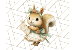 Winter Animal Masquerade Clipart PNG Woodland Animals Product Image 3