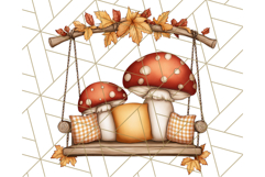 Fall Fairy House Clipart PNG, Autumn Homes and Decor Product Image 3