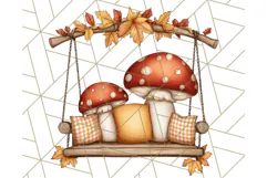Fall Fairy House Clipart PNG, Autumn Homes and Decor Product Image 3