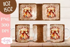 Fall is my favorite color mug wrap sublimation PNG 11oz 15oz Product Image 3