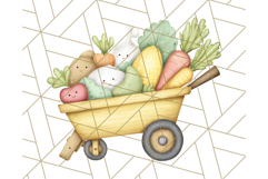 Tiny Farm Life Animals and Farm Clipart PNG, Barnyard PNG Product Image 3