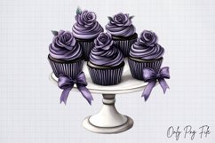 Spooky Lavender Baking Clipart PNG Product Image 1