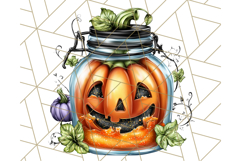 Halloween Monster Clipart PNG, Monsters in Jars, Spooky Png Product Image 3